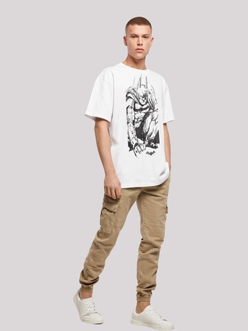 F4NT4STIC T-Shirt 'DC Comics Batman Arkham Knight' in Weiß