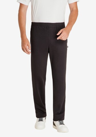 Effilé Pantalon HAJO en noir : devant