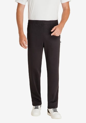 HAJO Tapered Broek in Zwart: voorkant