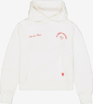 GARCIA Sweatshirt in Weiß: Vorderseite