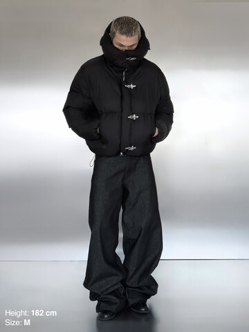 ENRAGE Winterjacke 'FIREMAN' in Schwarz