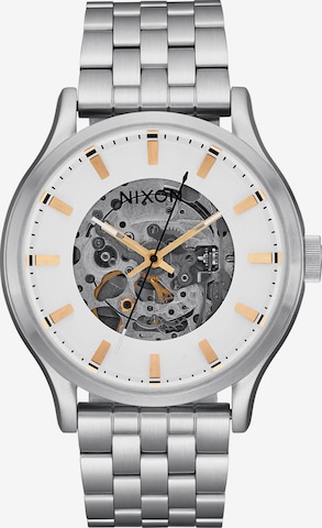 Nixon Analog Watch in Silver: front