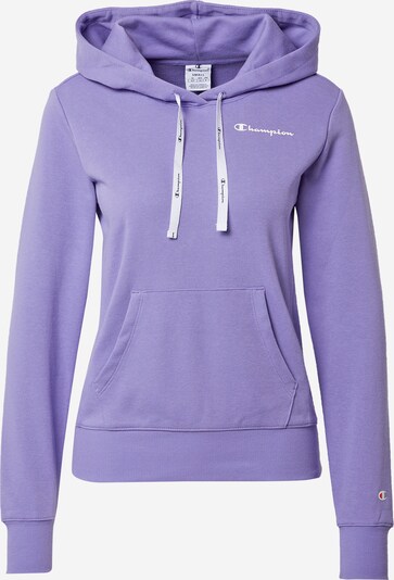 Felpa Champion Authentic Athletic Apparel di colore lilla chiaro / bianco, Visualizzazione prodotti