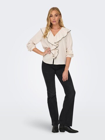 Camicia da donna 'LISE' di ONLY in beige