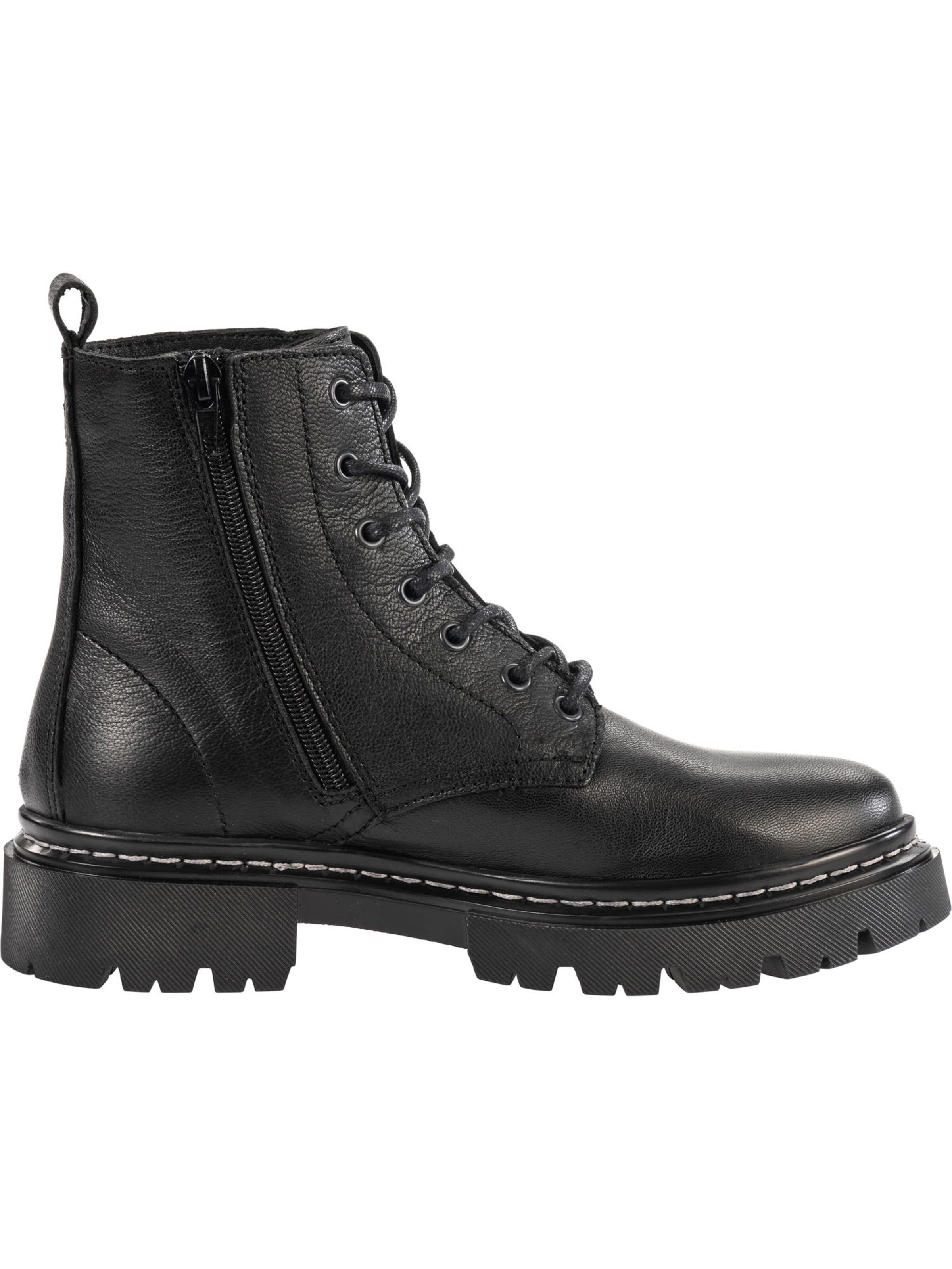 Palado Schnürstiefelette 'Kea'‌‌‌‌‌‌‌‌‌ in Schwarz