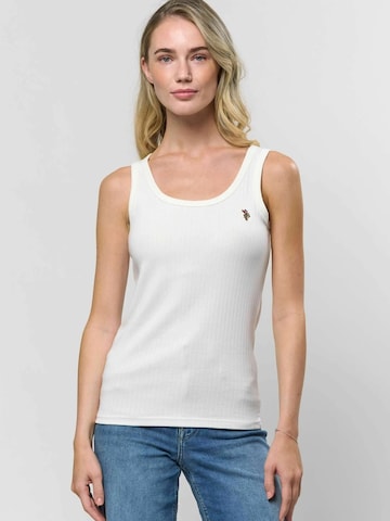 U.S. POLO ASSN. Top 'Casandra' – bílá: přední strana