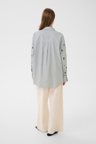 KAREN BY SIMONSEN Bluse 'KBEgoni' i blå