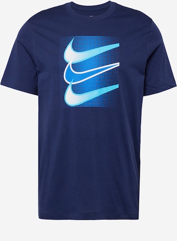 Nike Sportswear Тениска 'Swoosh' в синьо: отпред