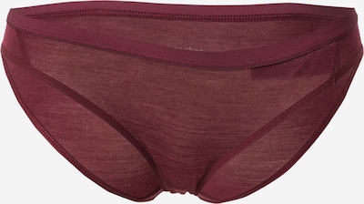 Pantaloncini intimi sportivi 'Siren' Icebreaker di colore rosso vino, Visualizzazione prodotti