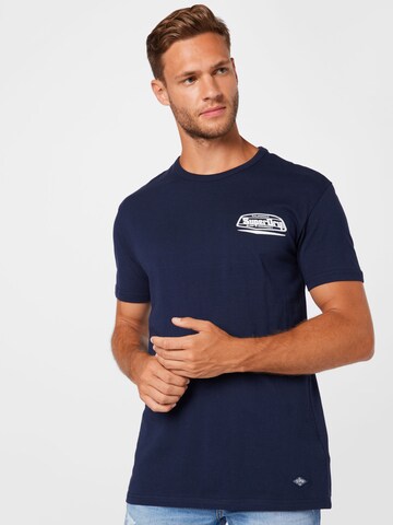 Superdry T-Shirt 'Cali Surf' in Blau: predná strana