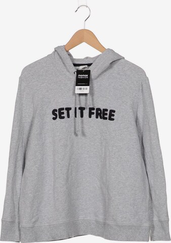 TAIFUN Sweatshirt & Zip-Up Hoodie in XXXL in Grey: front