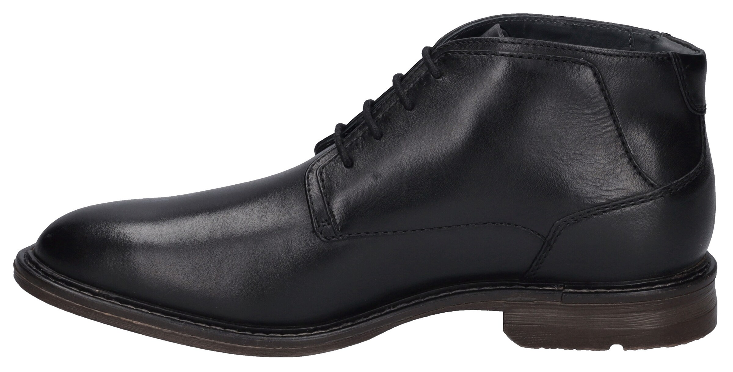 JOSEF SEIBEL Schnürboots 'Earl 04' in Schwarz: Vorderseite