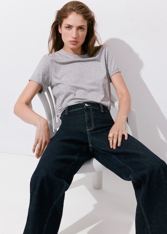 Wide leg Jeans 'CATHERIN' de la MANGO pe albastru