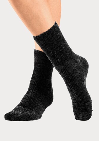 LAVANA Socks in Black: front