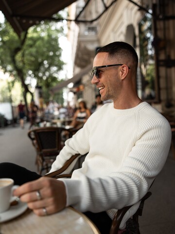 DAN FOX APPAREL Tröja 'Markus' i vit