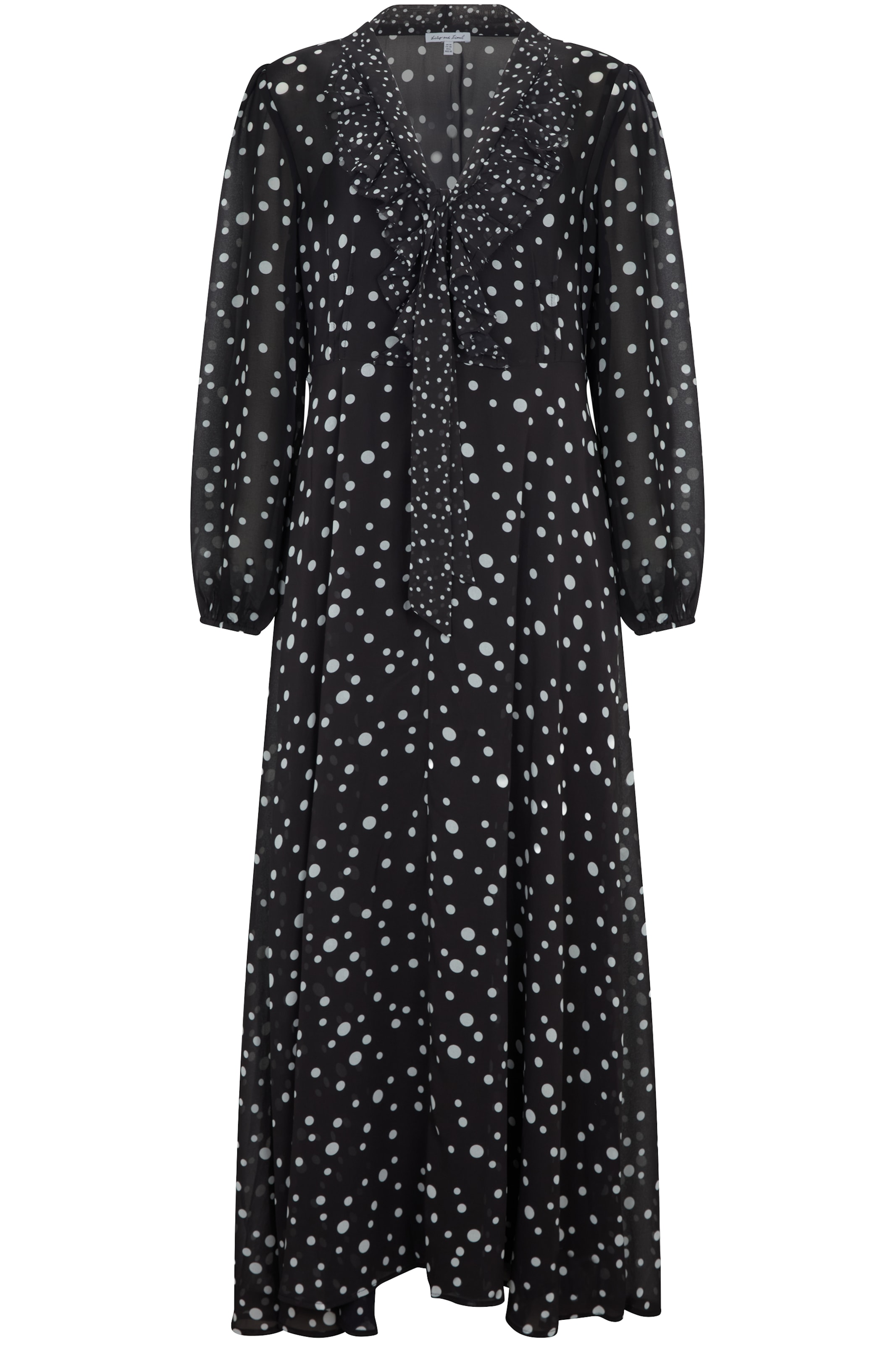 lily and lionel Kleid in Schwarz: Vorderseite