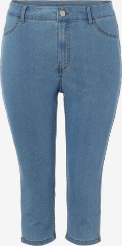 Vila Curve Skinny Jeans in Blau: predná strana