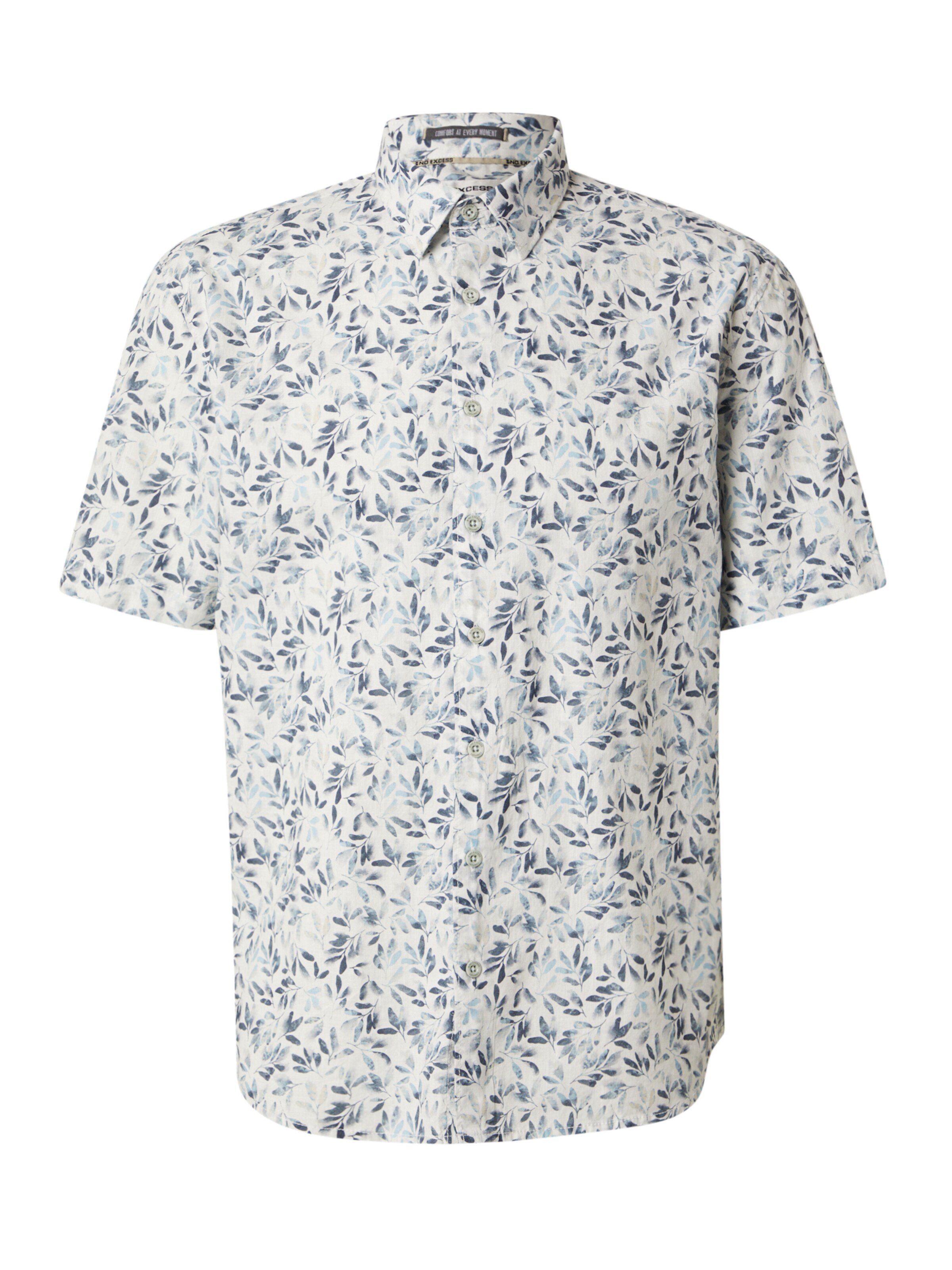 Coupe regular Chemise No Excess en bleu : devant