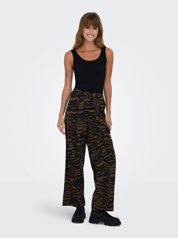 ONLY Baggy Broek 'Bree' in Bruin