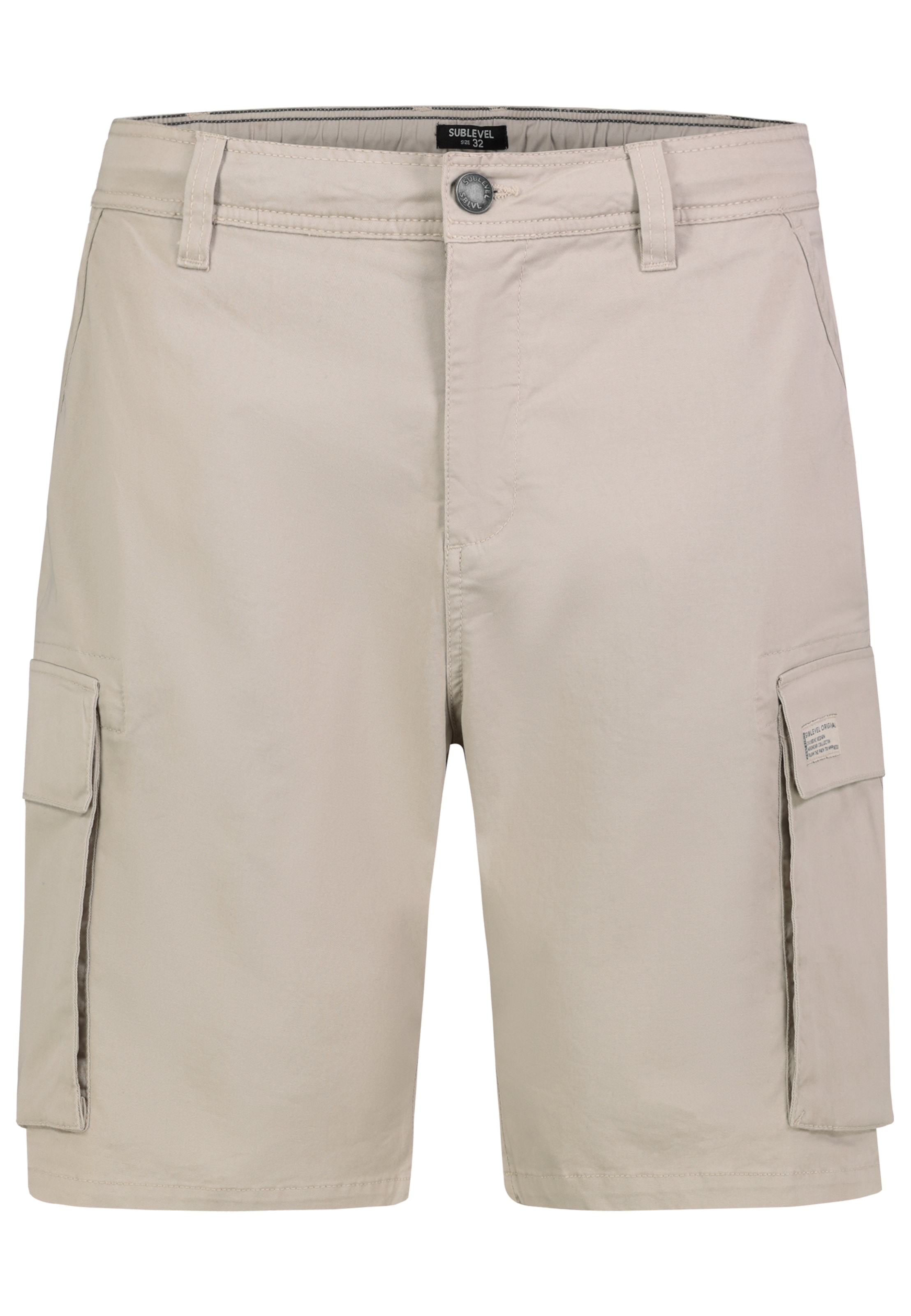 Sublevel Shorts in Beige: Vorderseite