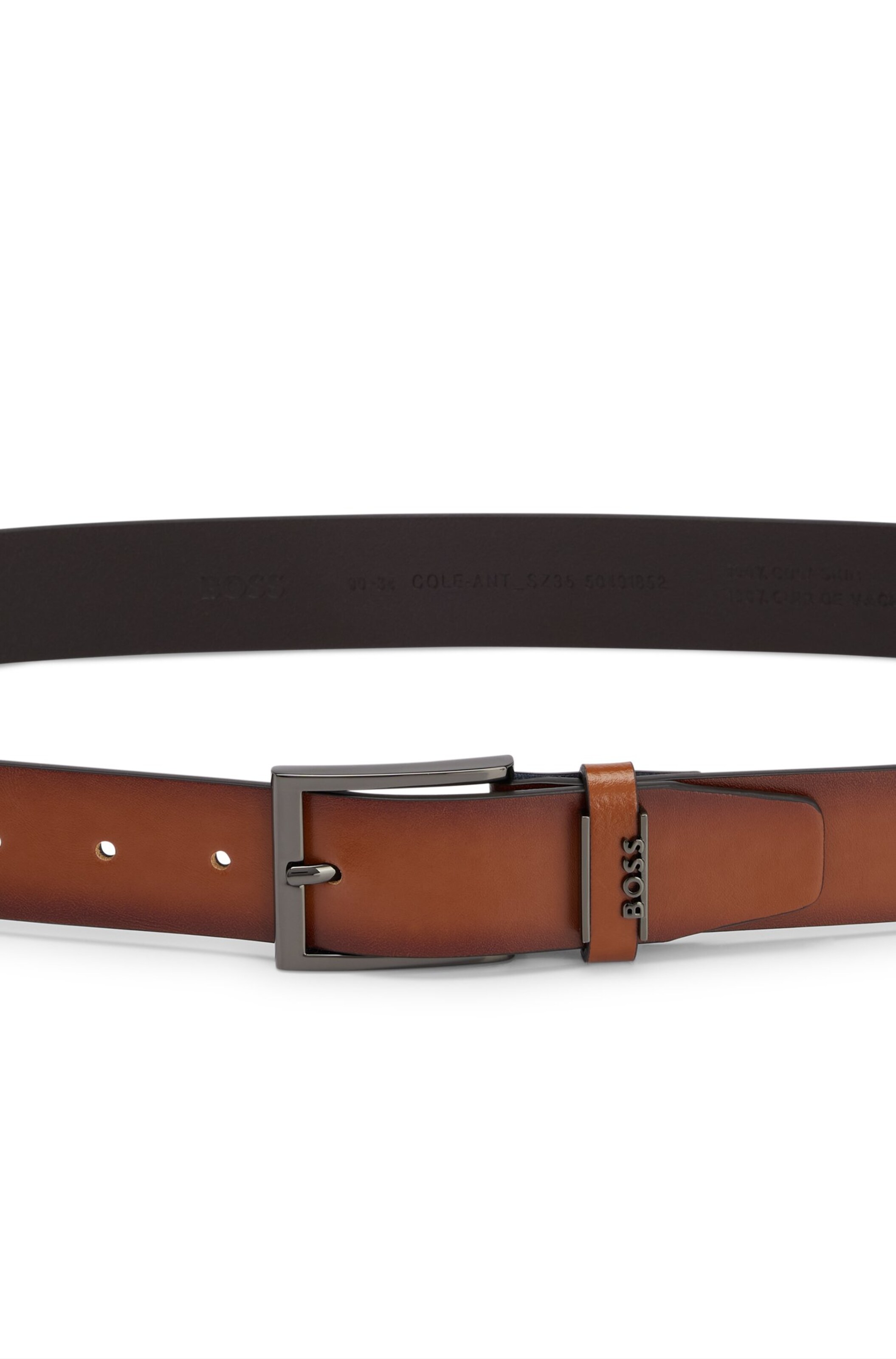 BOSS Belt 'Cole Ant' in Brown