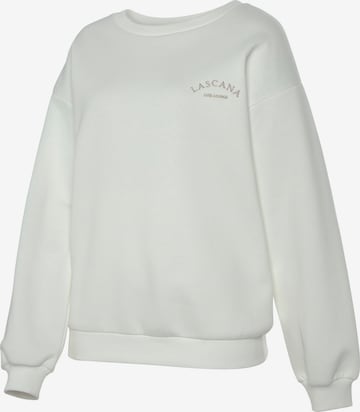 LASCANA Свитшот в Белый: спереди