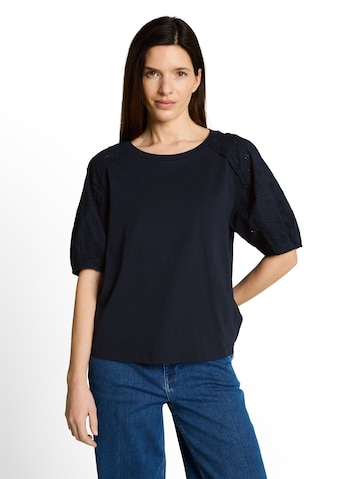 Tricou de la TOM TAILOR pe albastru: față