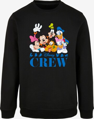 ABSOLUTE CULT Sweatshirt 'Mickey Mouse - Disney Friends' in Zwart: voorkant