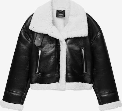 Pull&Bear Veste mi-saison en noir / blanc, Vue avec produit