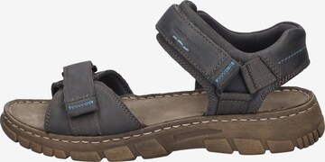 JOSEF SEIBEL Sandale 'Brendan 01' in Grau: Vorderseite