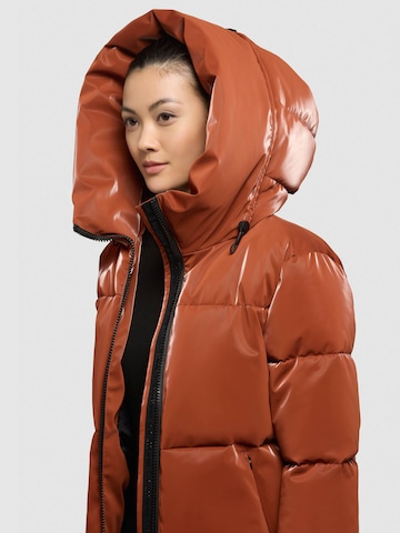 khujo Χειμερινό μπουφάν 'AUDREY SHINY' σε πορτοκαλί