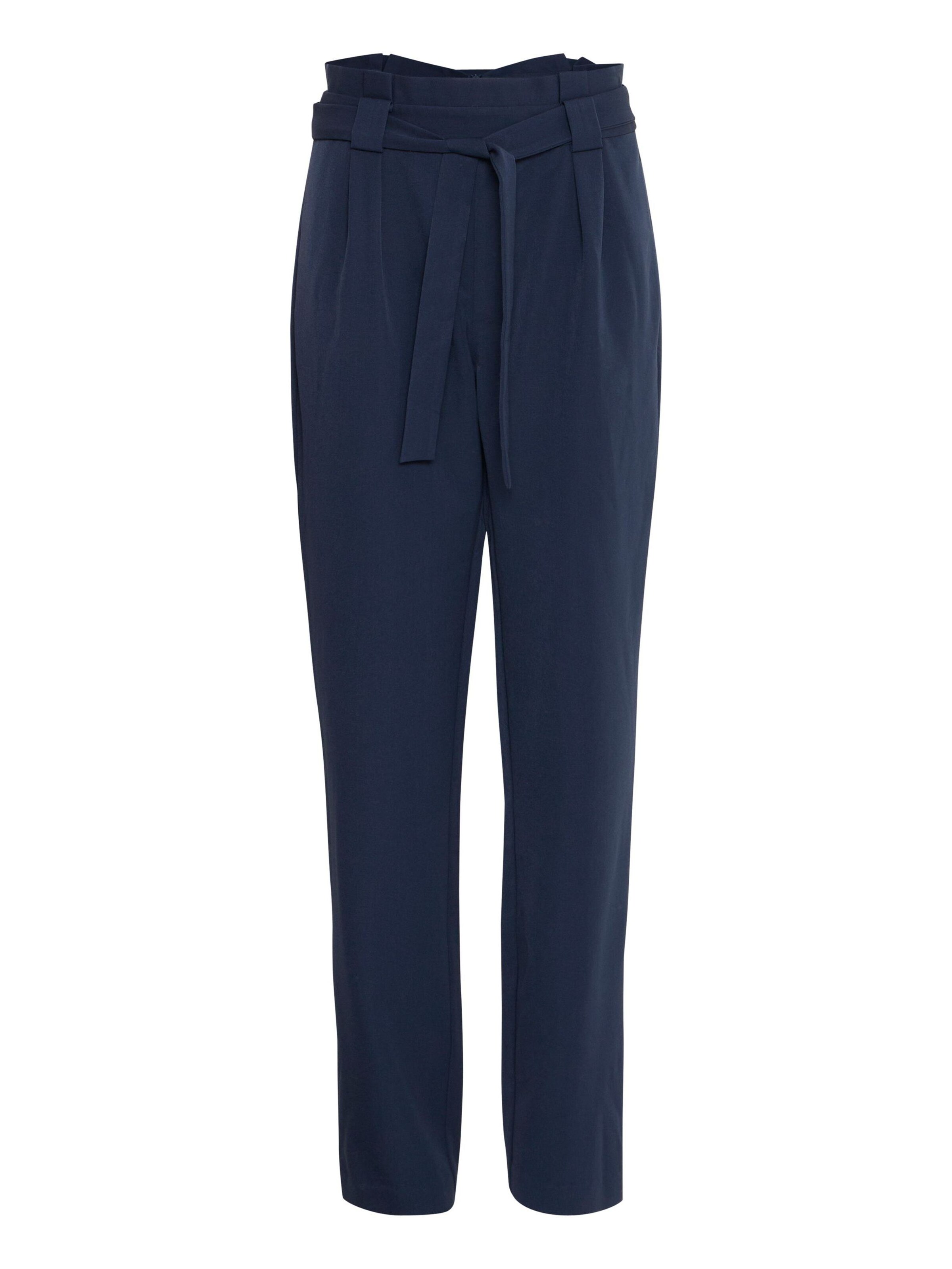 Regular Pantalon 'Caisy' ICHI en bleu : devant