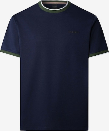 Maglietta 'Club' di Hackett London in blu: frontale