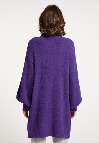 MYMO Knit Cardigan in Purple