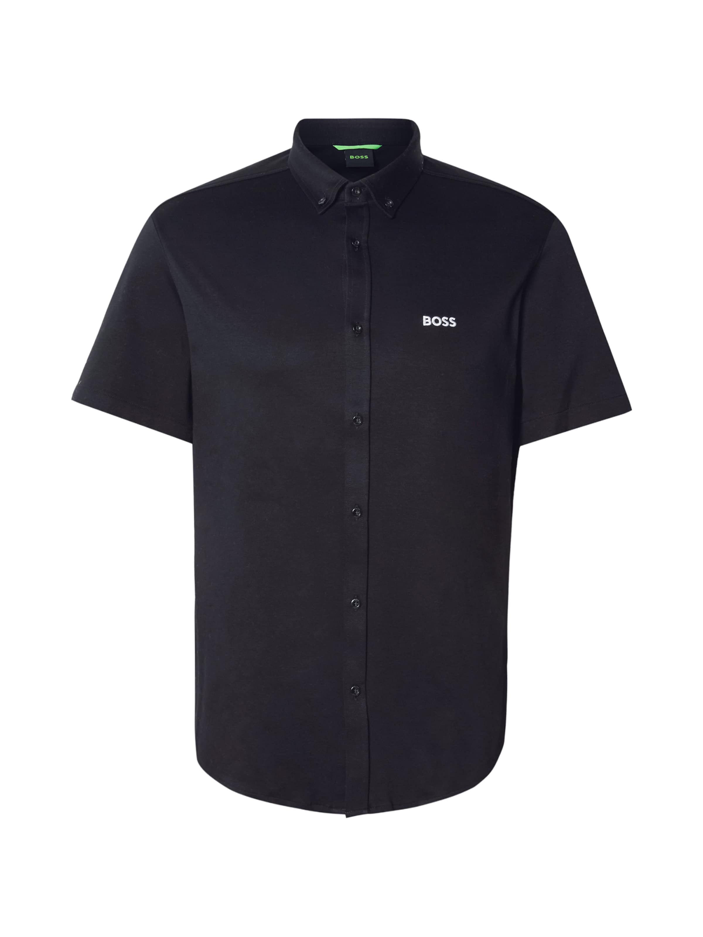 Coupe regular Chemise 'Motion' BOSS en noir : devant