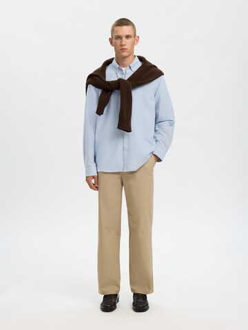 SELECTED Regular Fit Paita 'SLHCLAY' värissä sininen