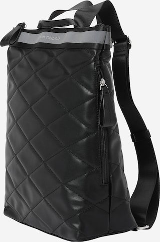 TOM TAILOR Backpack 'Mica' in Black: front
