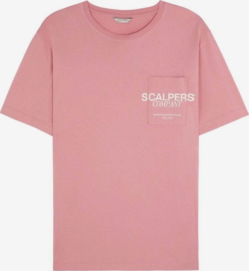 rožinė Scalpers Sportiniai marškinėliai ' ': priekis
