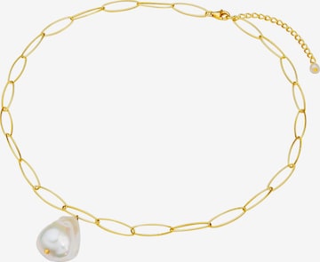 Valero Pearls Necklace in Gold: front