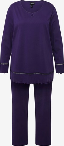 Ulla Popken Pyjama in Lila: voorkant