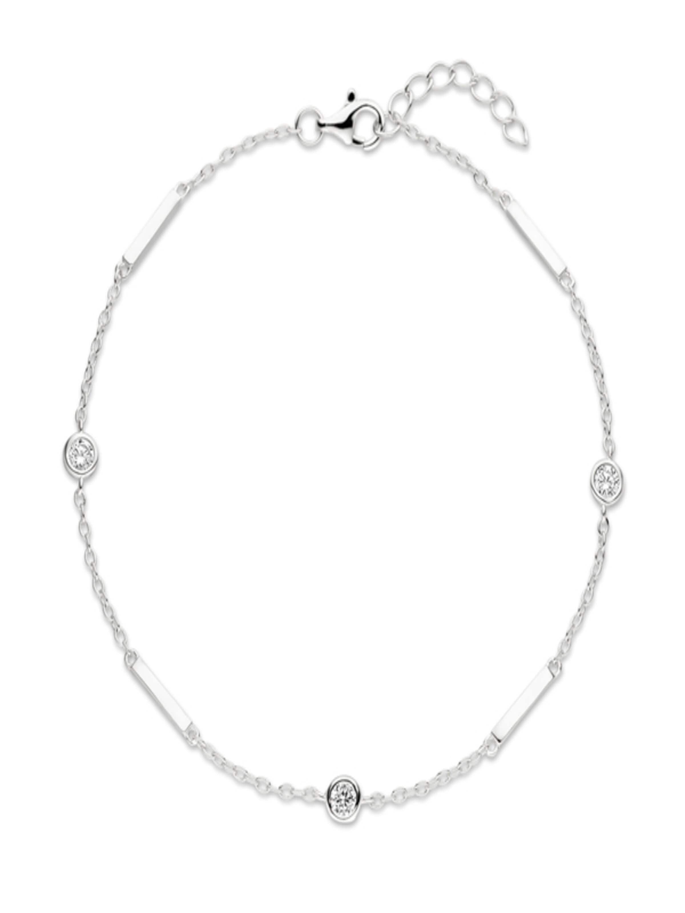 Fiocco Jewelry Bracelet 'Stella' in Silver: front