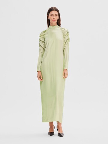 Robe SELECTED FEMME en vert : devant