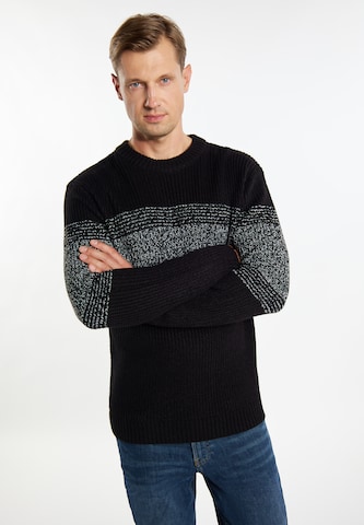 ICEBOUND Sweater in Black: front