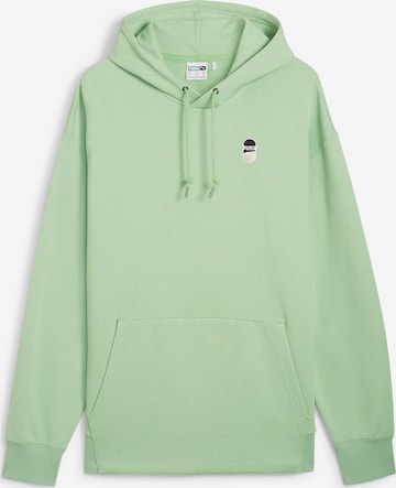 PUMA - Sudadera 'Downtown 180' en verde: frente