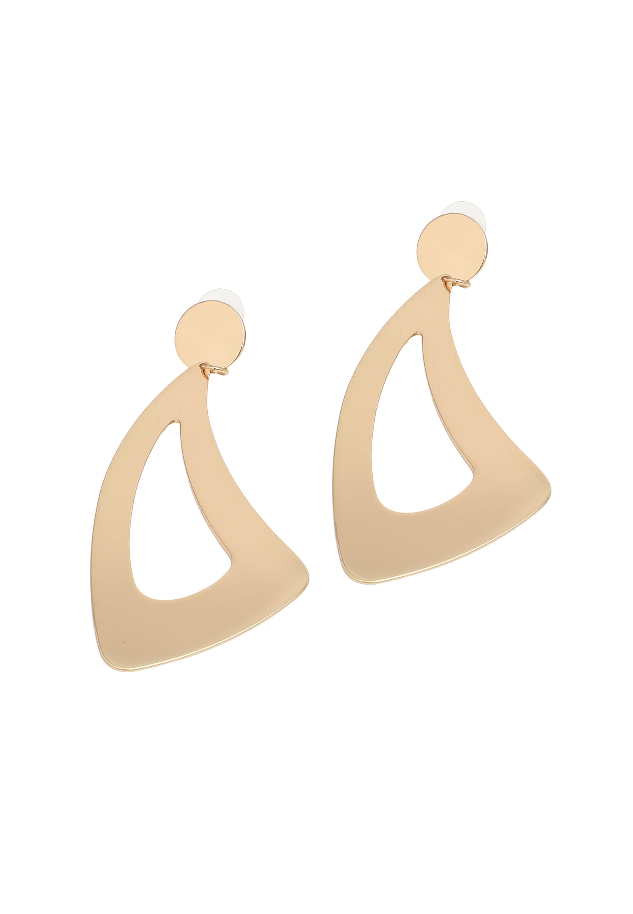 Boucles d'oreilles SOHI en or : devant