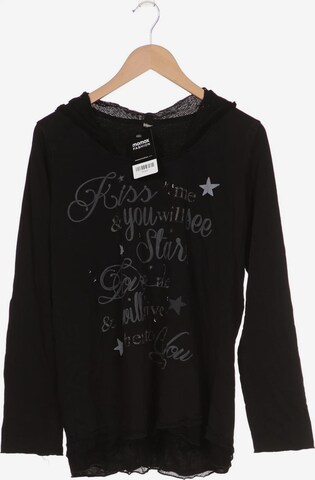 Tredy Sweatshirt & Zip-Up Hoodie in L in Black: front