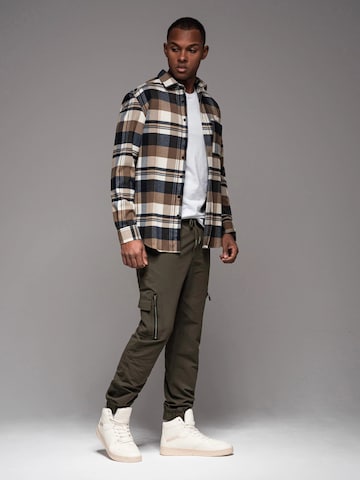 Ombre Regular Sports trousers 'OM-PAJO-0200' in Green