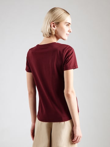 T-shirt Marc O'Polo en rouge : derrière
