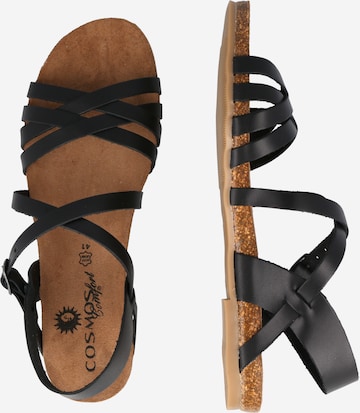 COSMOS COMFORT Sandalen met riem in Zwart