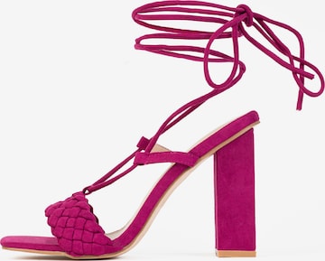 Celena Strap Sandals 'Chahra' in Pink: front